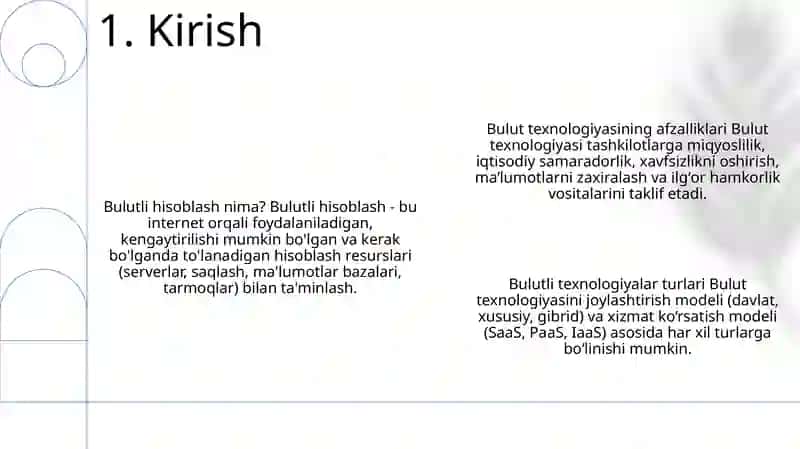 Bulut Texnologiyasi Tushunchasi 2