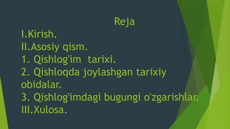 Vatan ostonadan boshlanadi - Qishlog‘im tarixi 2