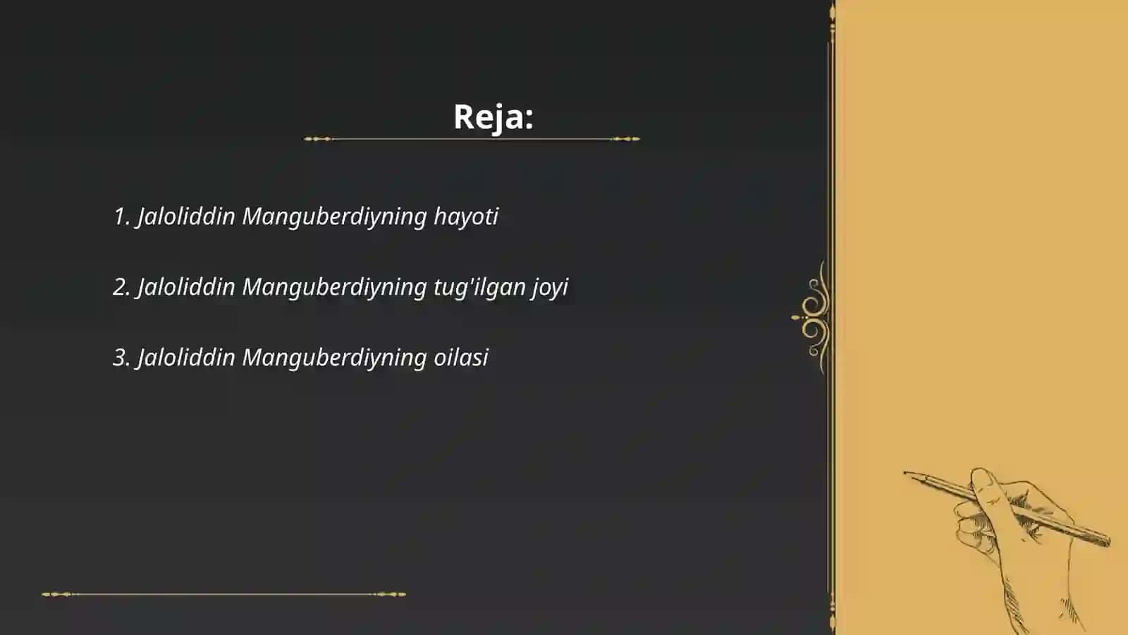 Jaloliddin Manguberdiy hayoti 2