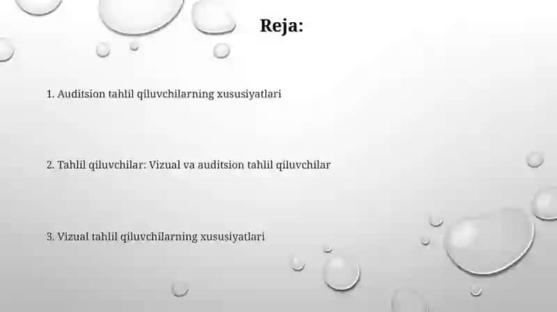 Analizatorlar.Kõrish va eshitish analizatorlari 2