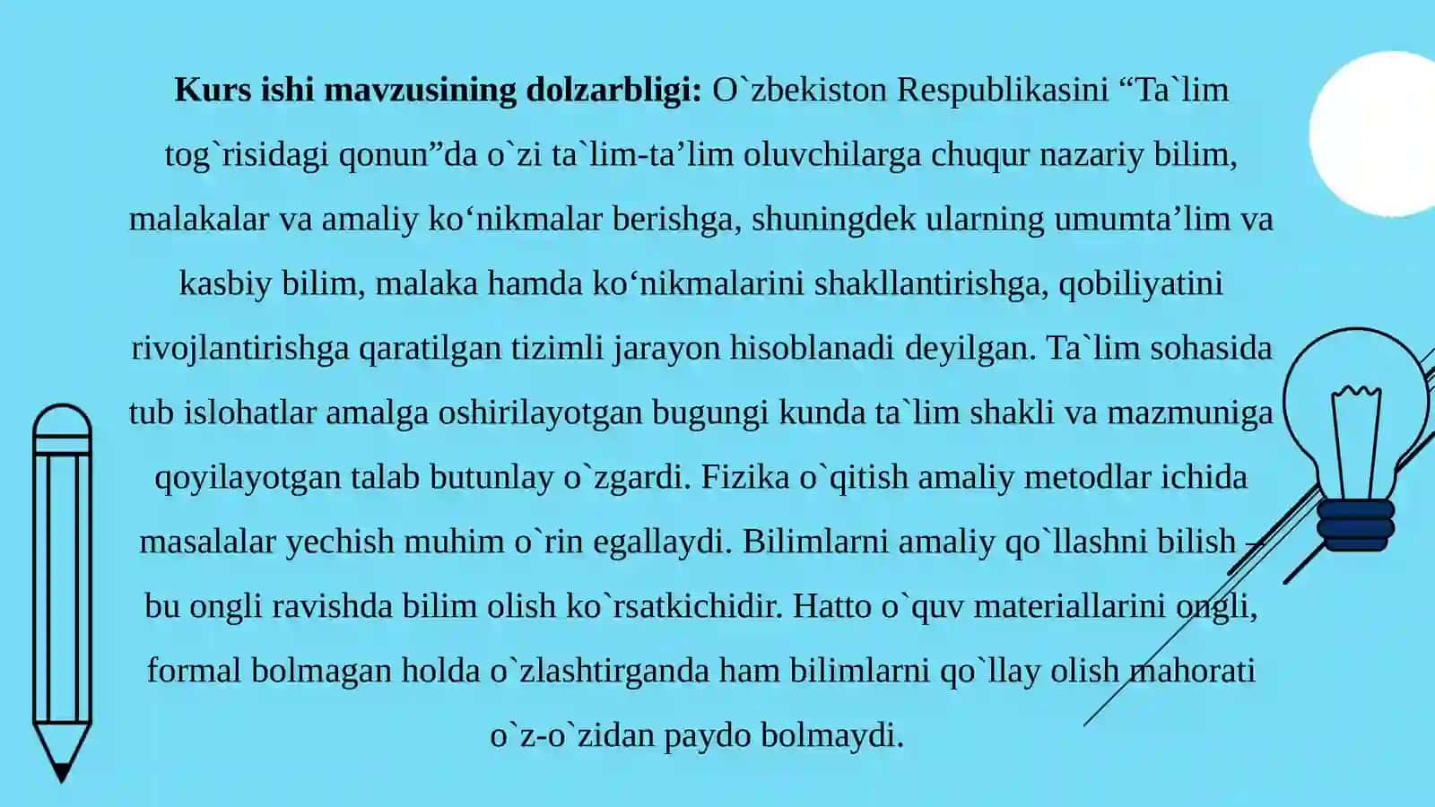 Masala yechish mashg’ulotlarida pedagogik texnologiyalardan foydalanish usullari 2