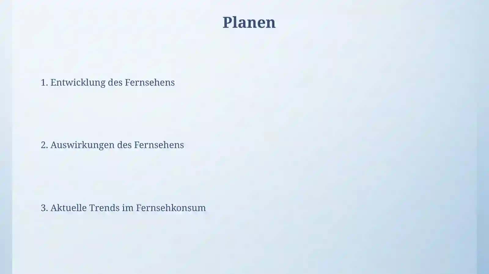 Fernsehkonsum 2