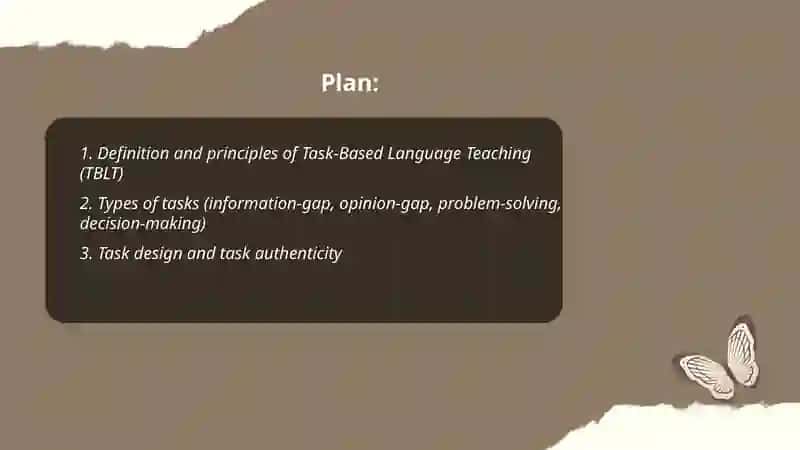 Task-based Language Teaching 2