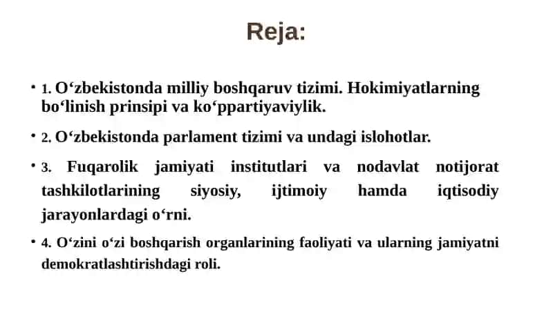 O‘zbekistonda milliy boshqaruv tizimi 2