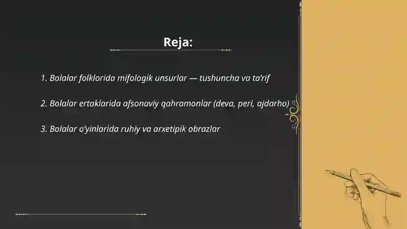 Bolalar folklorida mifologik elementlar 2