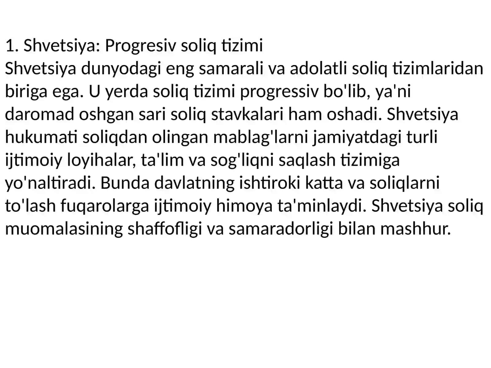 Soliq tizimi va qonunchiligida xorijiy tajriba 2