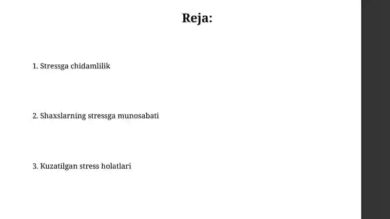 Kuchaytirilgan stress holatlari 2