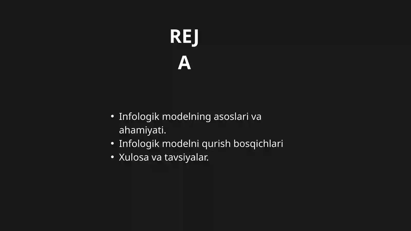 OB’YEKTNING INFOLOGIK MODEL QURISH USLUBIYATI 2