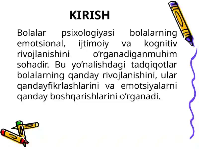Bolalar psixologiyasi 2