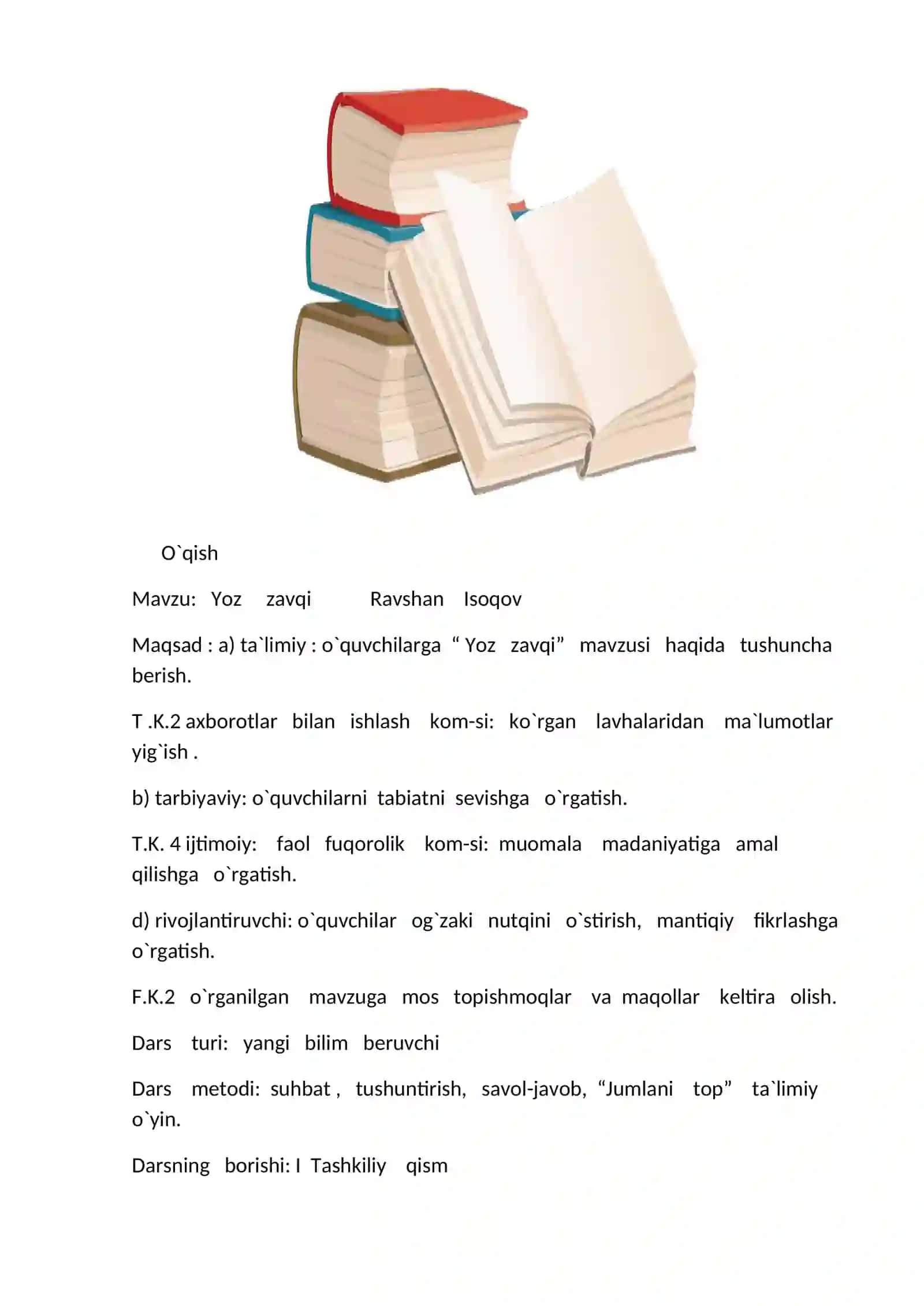 Yoz zavqi 2