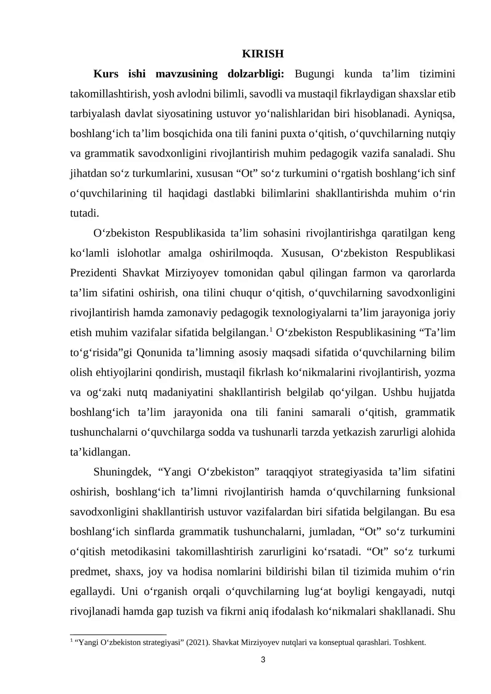 1-2-sinfda “Ot” so‘z turkumini o‘rganish 2
