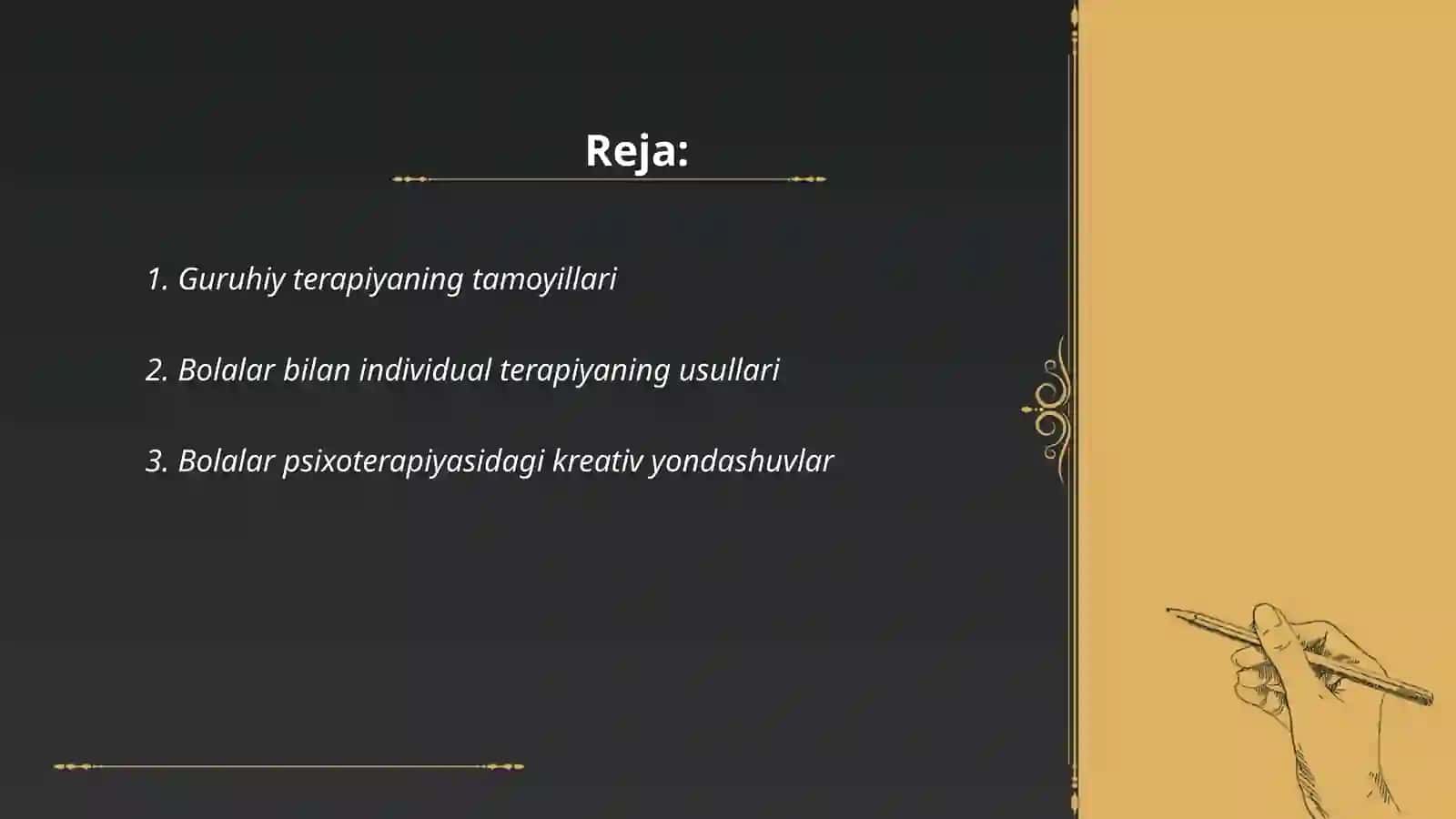 Bolalar bilan guruhiy va individual psihoterapiya 2
