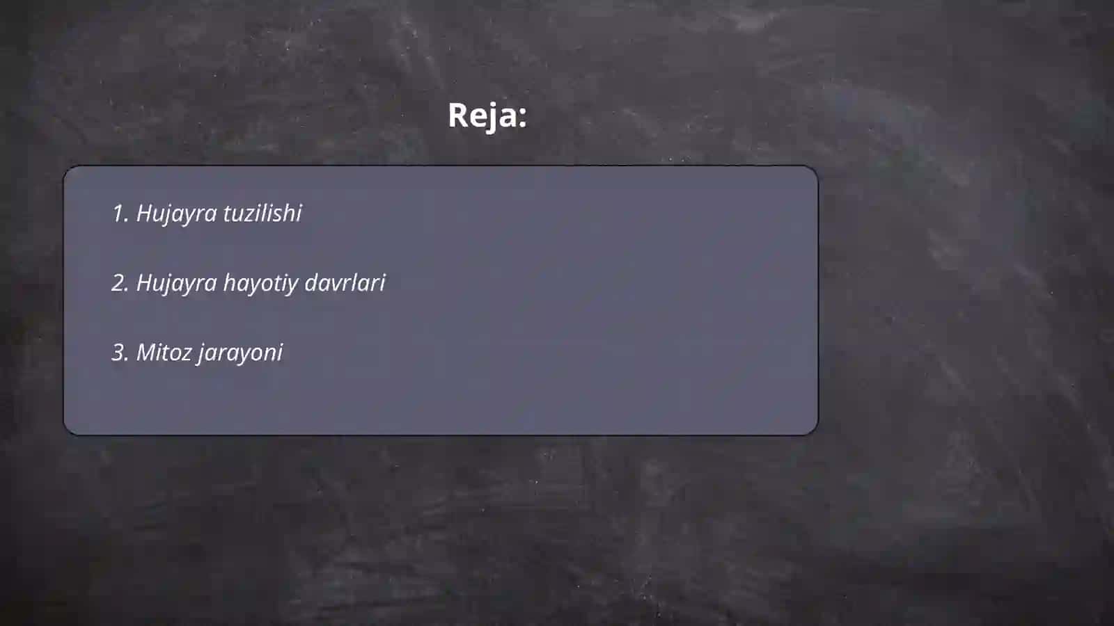 Hujayraning hayotin sikli va bolinishi 2
