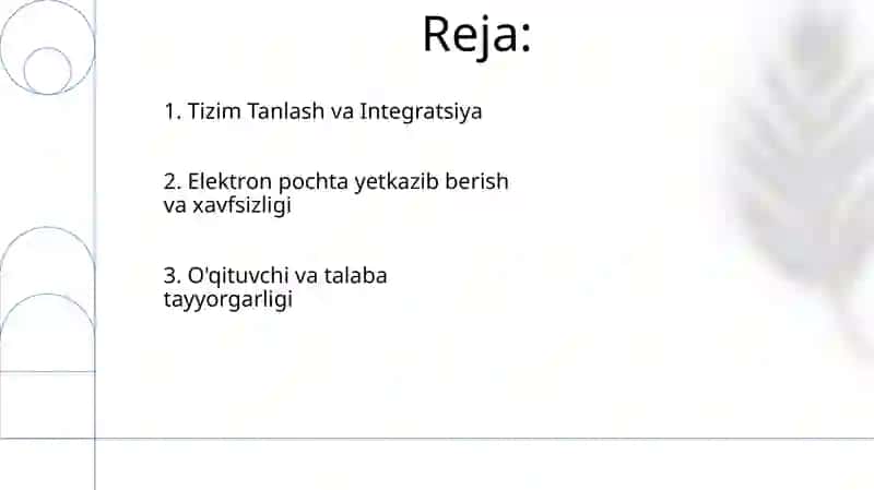 Masofaviy ta'lim tizimlaridan ta'lim tizimiga joylashtirish va elektron pochtadan jo'natish 2