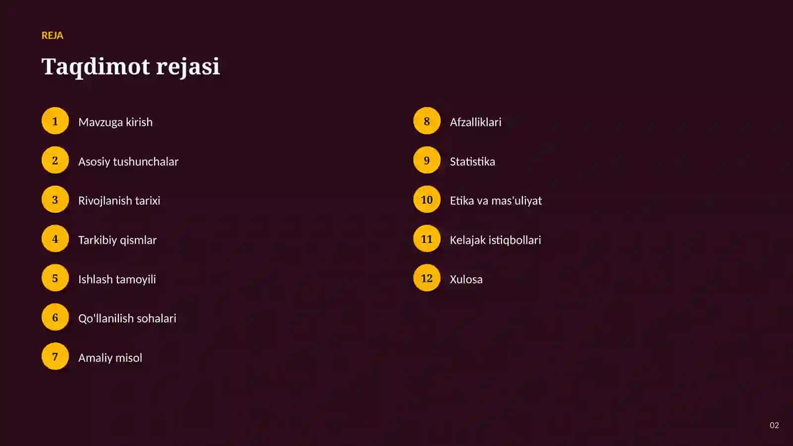 SUN'IY INTELLEKT • TABIIY TILNI QAYTA ISHLASH 2