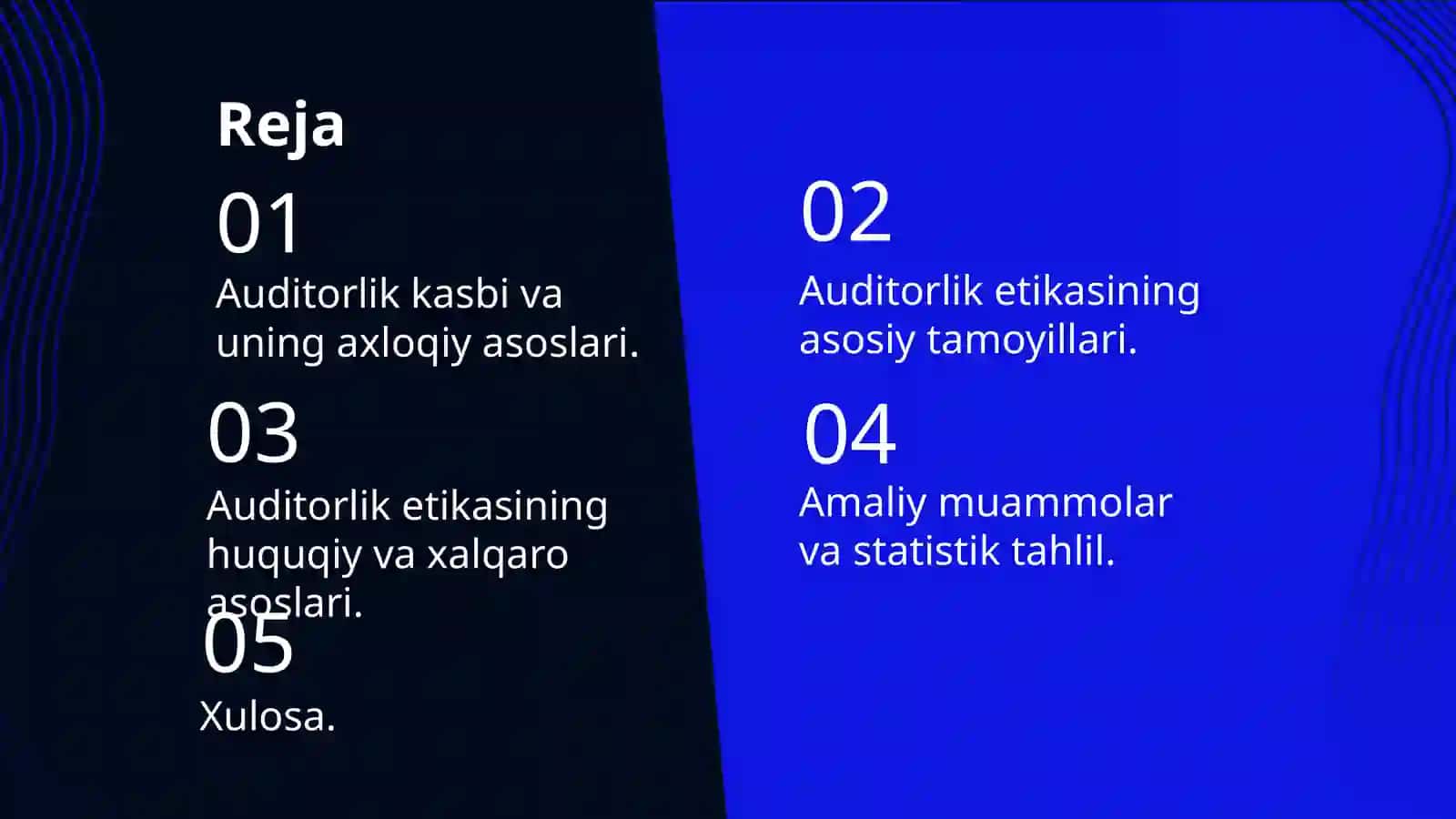 Auditorlik etikasi va axloqiyasoslari 2