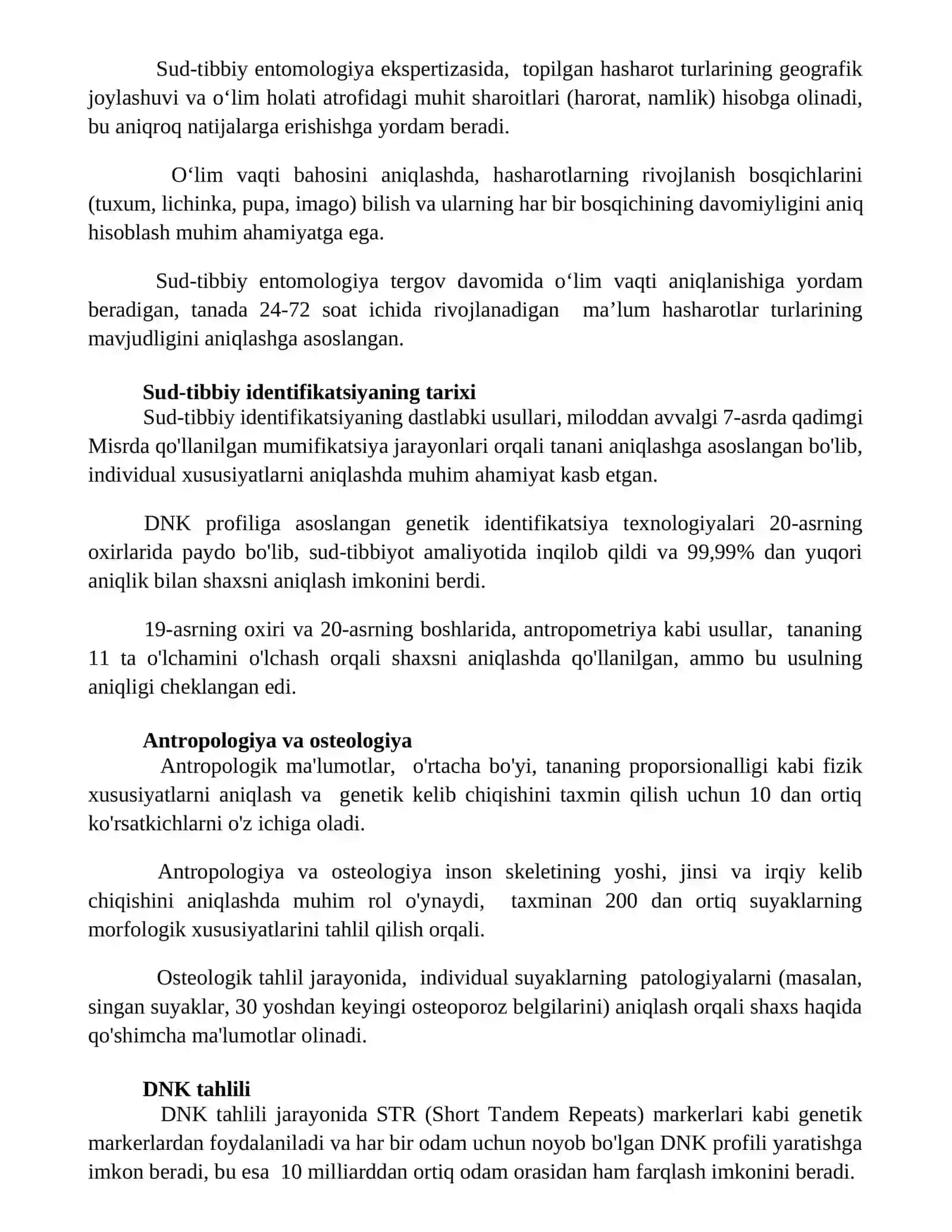 Kriminalistik identifikatsiya 2