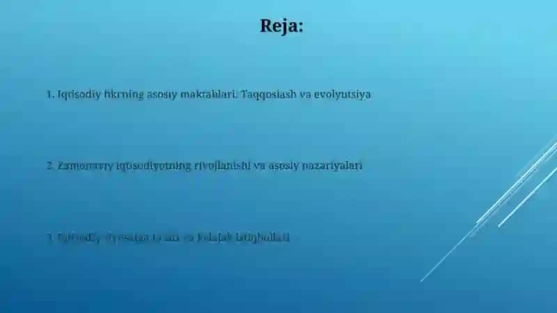 Merkantilizm va Fiziokratlar 2