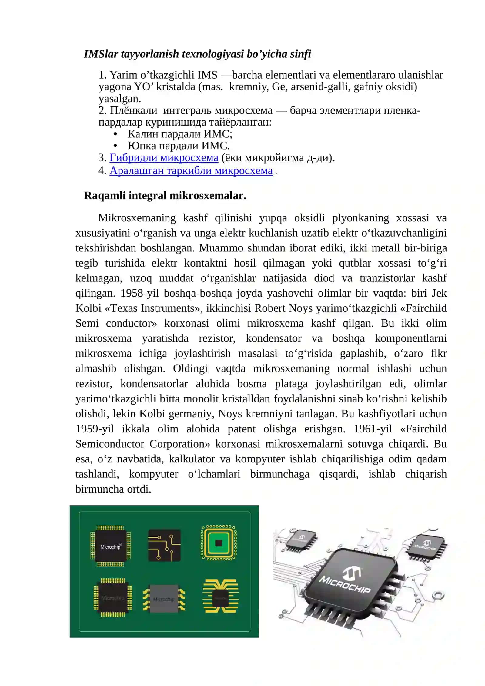 Raqamli mikrosxemalar bilan tanishish 2
