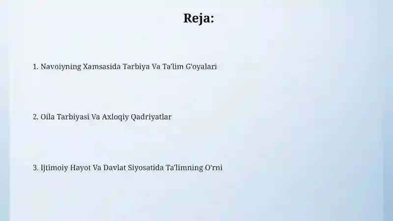 Navoiyning Xamsasida Tarbiya Va Ta'lim G'oyalari 2