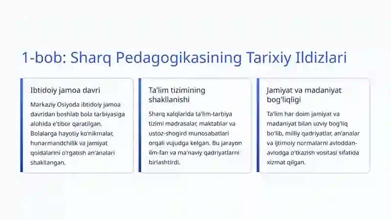 Sharq Mutafakkirlarining Pedagogik Qarashlari 2