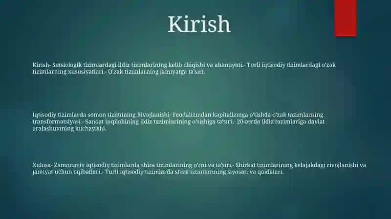 Iqtisodiy Tizimlarda Sap Tizimining Rivojlanishi 2