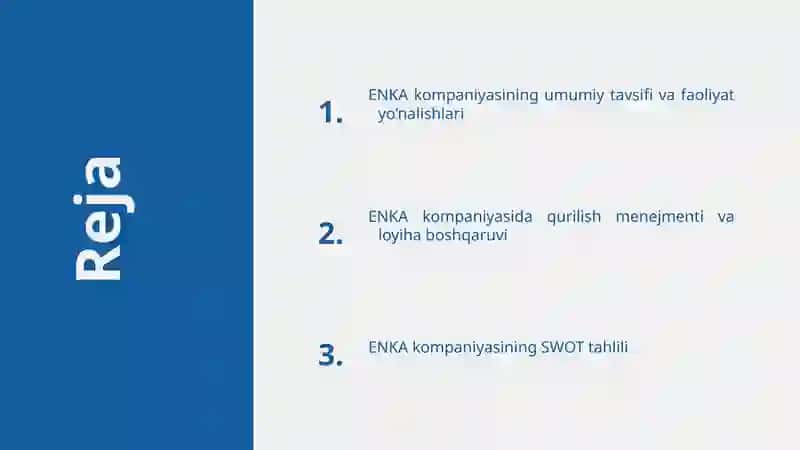 ENKA Turkiya Qurilish kompaniyasi 2