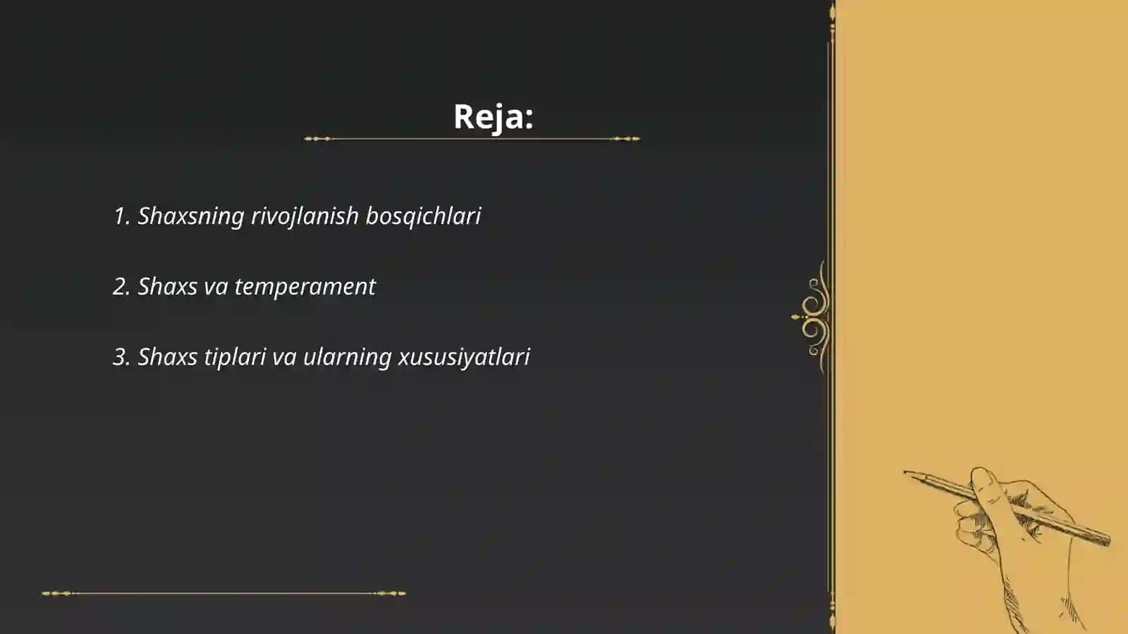 Chet el psixologiyasida shaxs nazariyasi 2