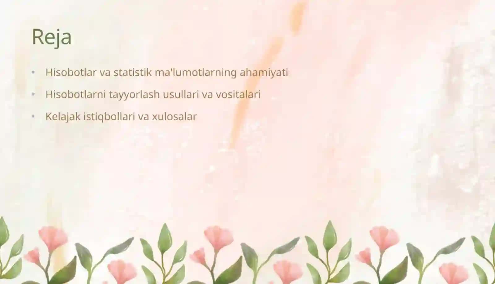 Kutubxona dasturlarida hisobotlar va statistik ma'lumotlar tayyorlash 2