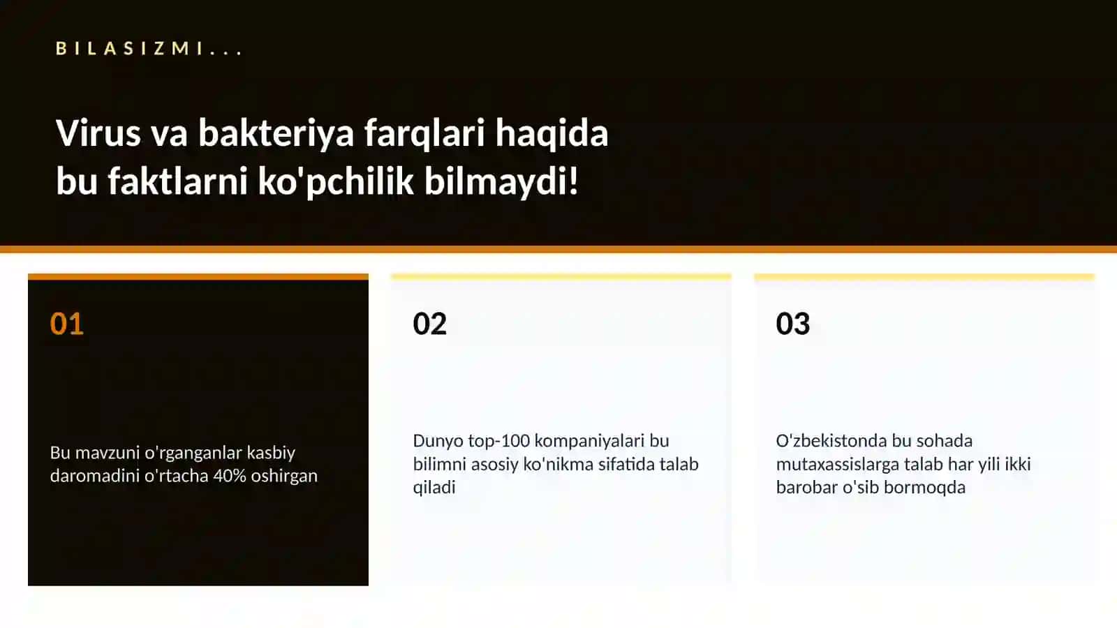 Virus va bakteriya farqlari 2