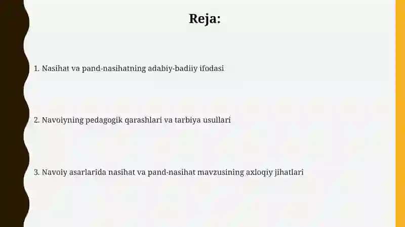 Nasihat va Pand-nasihatning Adabiy-Badiiy Ifodasi 2