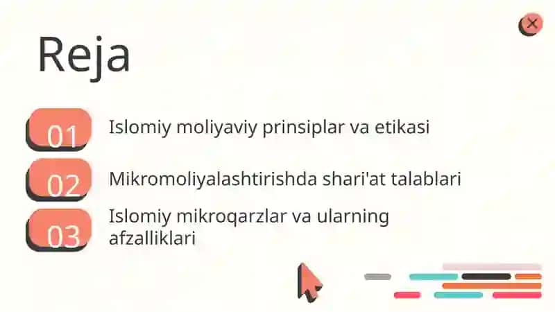 Mikromoliyalashtirishning islomiy usullari 2