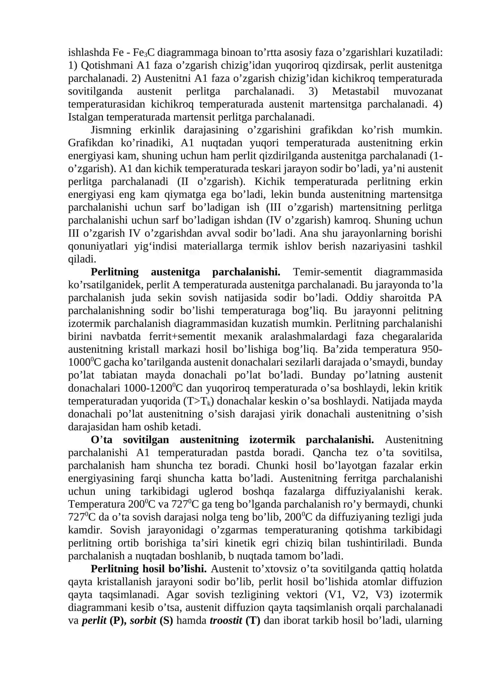 Тermik ishlov berishning po’lat xossalariga ta’siri 2