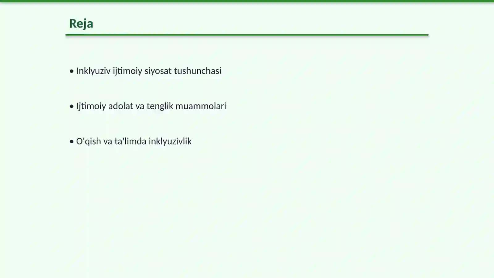 Inklyuziv ijtimoiy siyosat sohasidagi ayrim muammolar 2