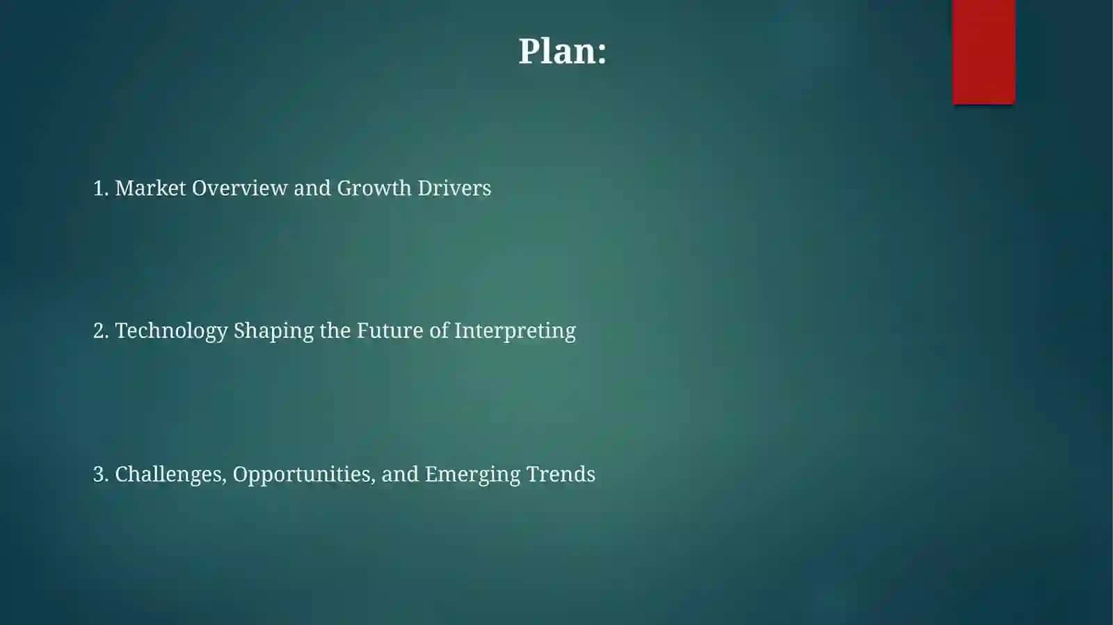 The market and future of telephone and online interpreting services 2