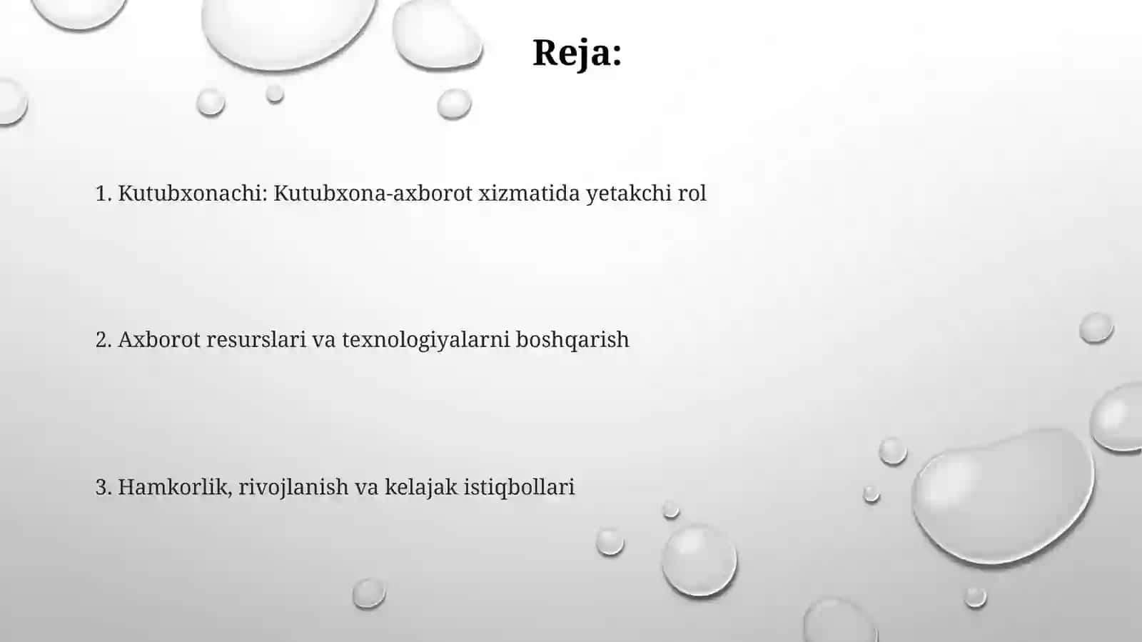 Kutubxonachi kutubxona-axborot xizmati jarayonining yetakchi ishtirokchisi sifatida 2