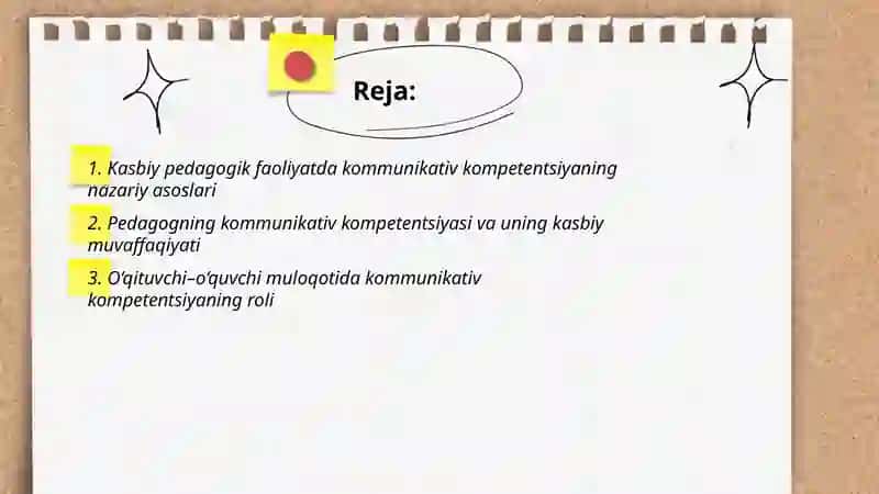 Kasbiy pedagogik faoliyatda kommunikativ komptentsiyaning oʻrni 2
