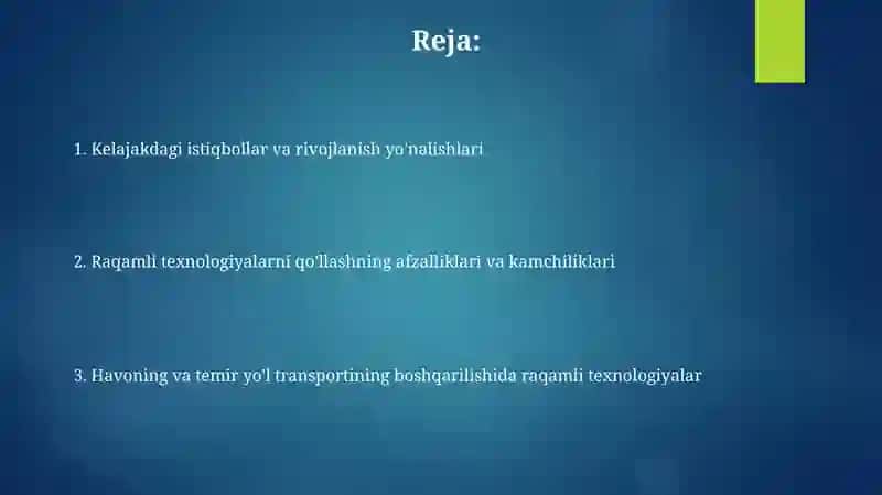 Raqamli texnologiyalar 2