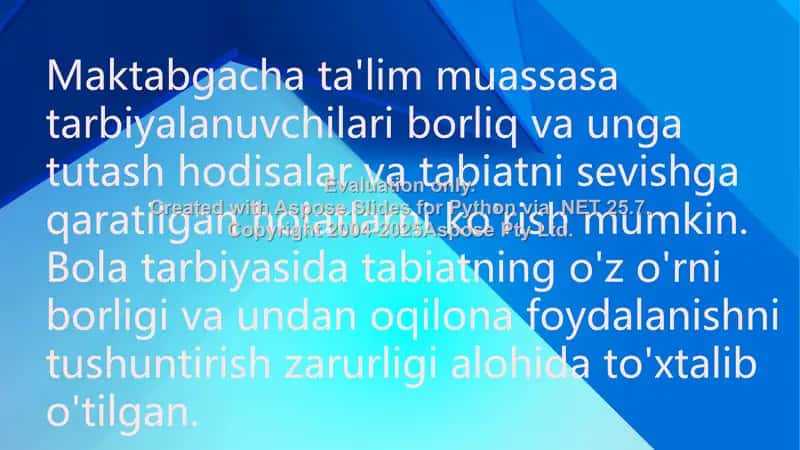 Bolalarni maktabga tayyorlashda tabiat bn tanishtirish metodikasi 2