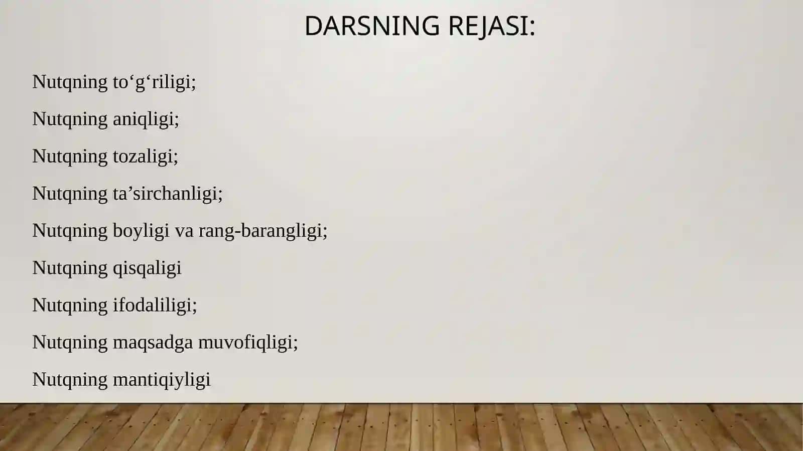 Mutaxassis Nutqining kommunikativ sifatlari 2
