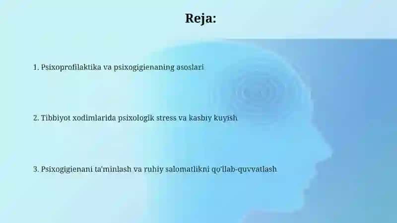 Psixoprofilaktika, psixogigiyenatibbiyot xodimlari psixogigiyenasi 2