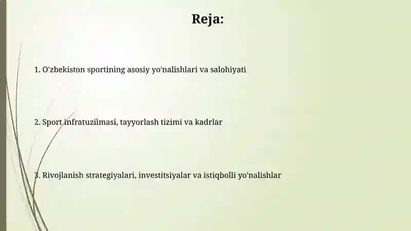 O'zbekiston sport salohiyati va resurslari 2