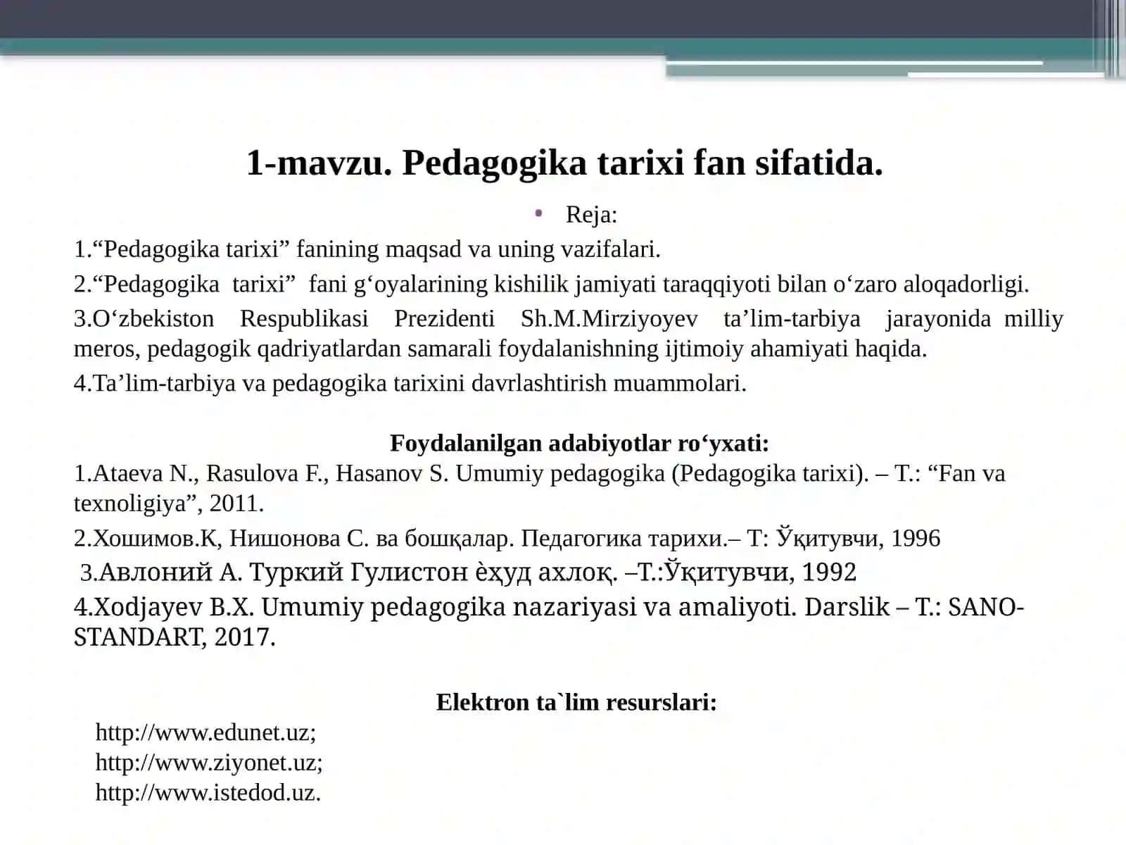 Pedagogika tarixi 2