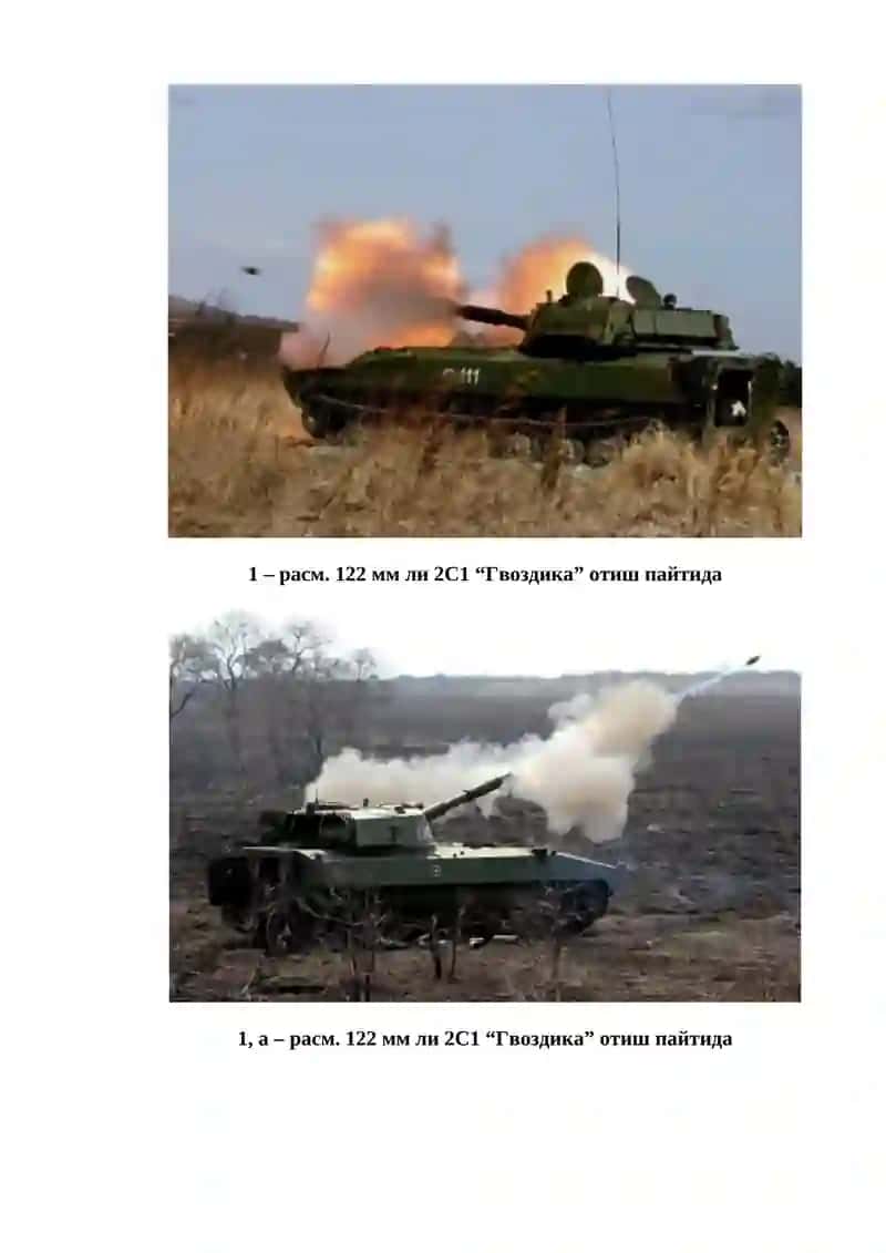 122 мм ли 2С1 “Гвоздика” ўзиюрар замбараги 2