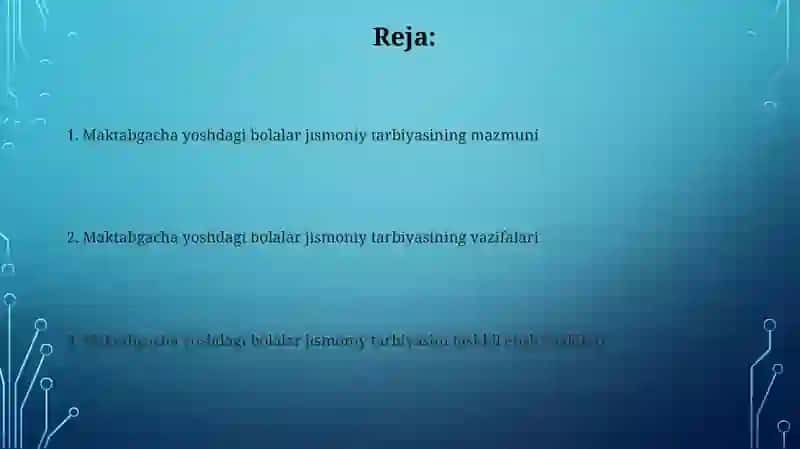 Maktabgacha yoshdagi bolalar jismoniy tarbiyasi 2