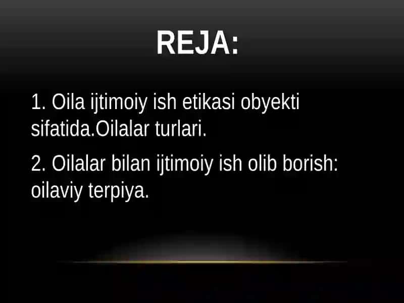Oilalar bilan ishlashning axloqiy tamoyillari 2