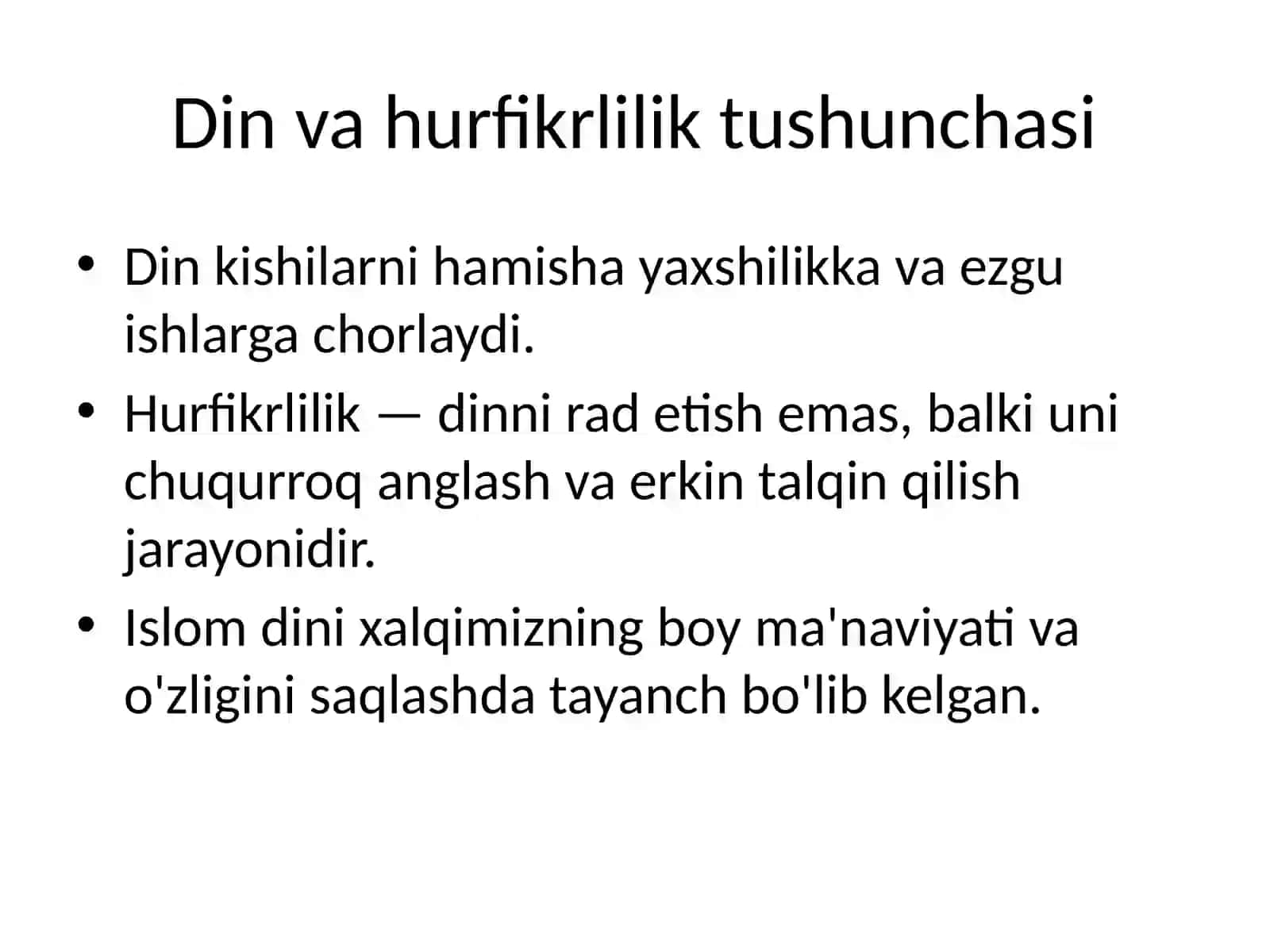 Din va hurfikrlilik: N.A. Berdyayev va Imom G'azzoliy g'oyalari qiyosi 2