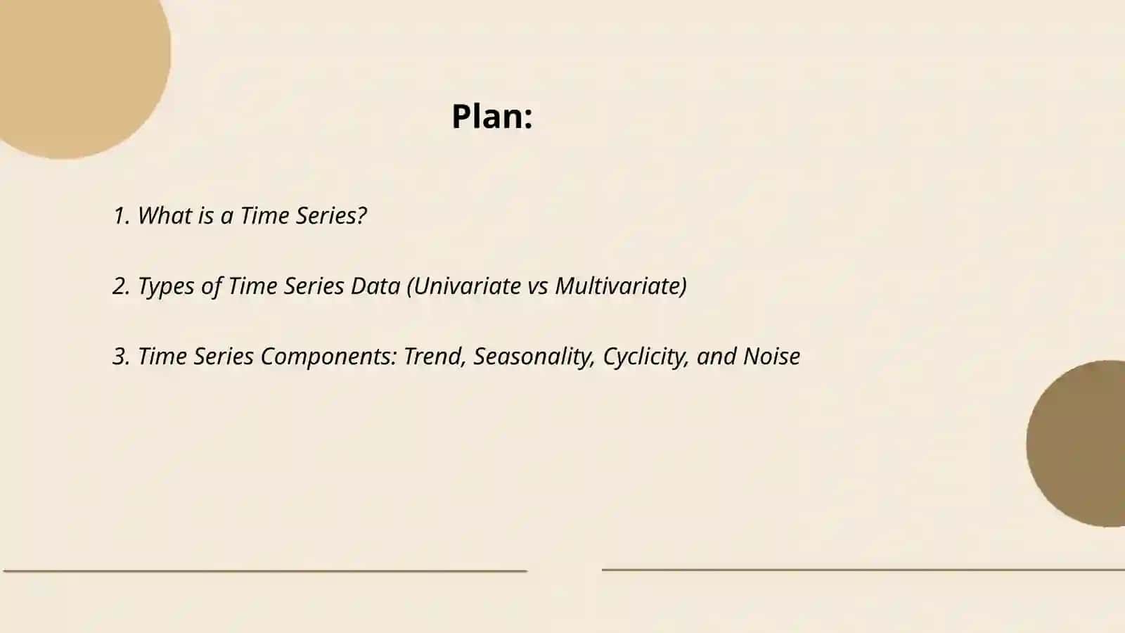 Introduction to Time Series 2