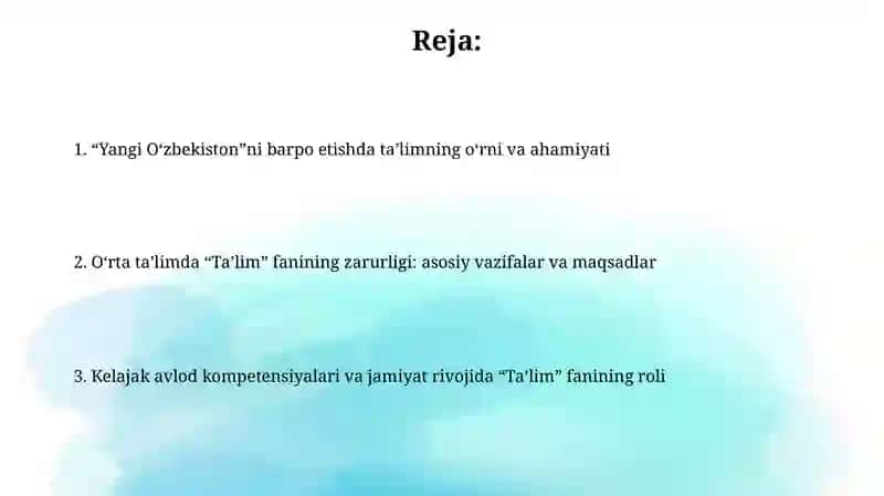 Ta'limning mohiyati va ahamiyati 2