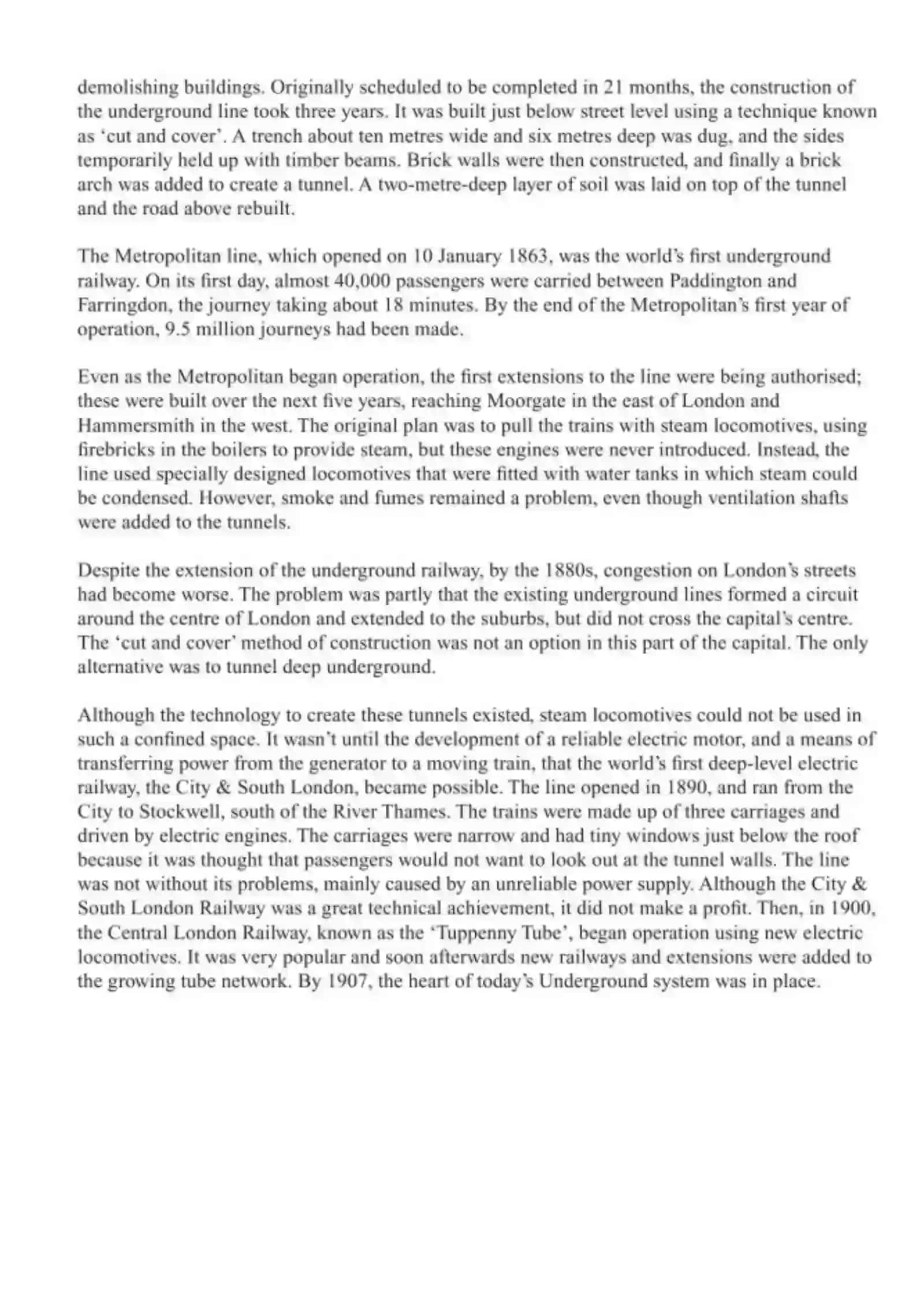 Tickets and Reading Passage 2